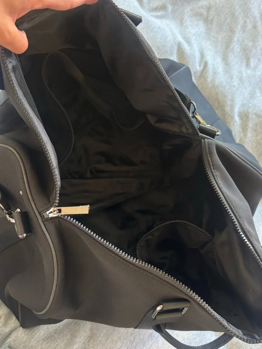 ALO Large Black Traverse Duffel Bag